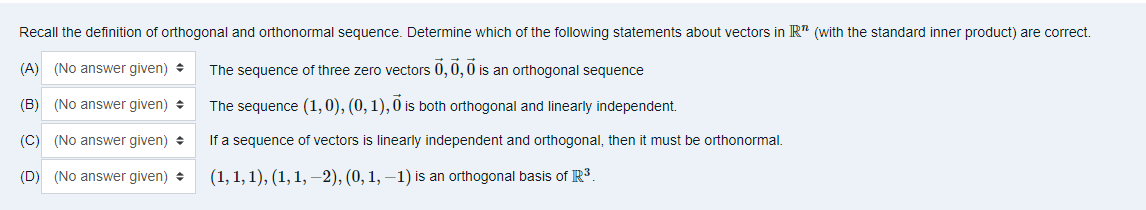 DEFINITION 2122: A sequence of vectors (3:1. - -