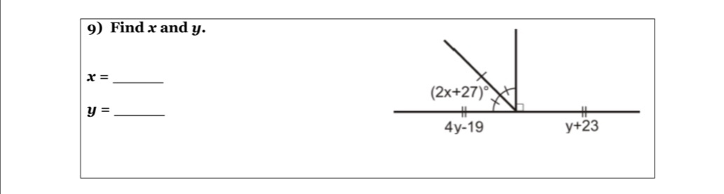 Find X AND Y \f