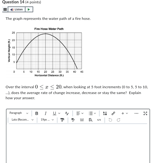 Question 11 [8 points) Listen An object is