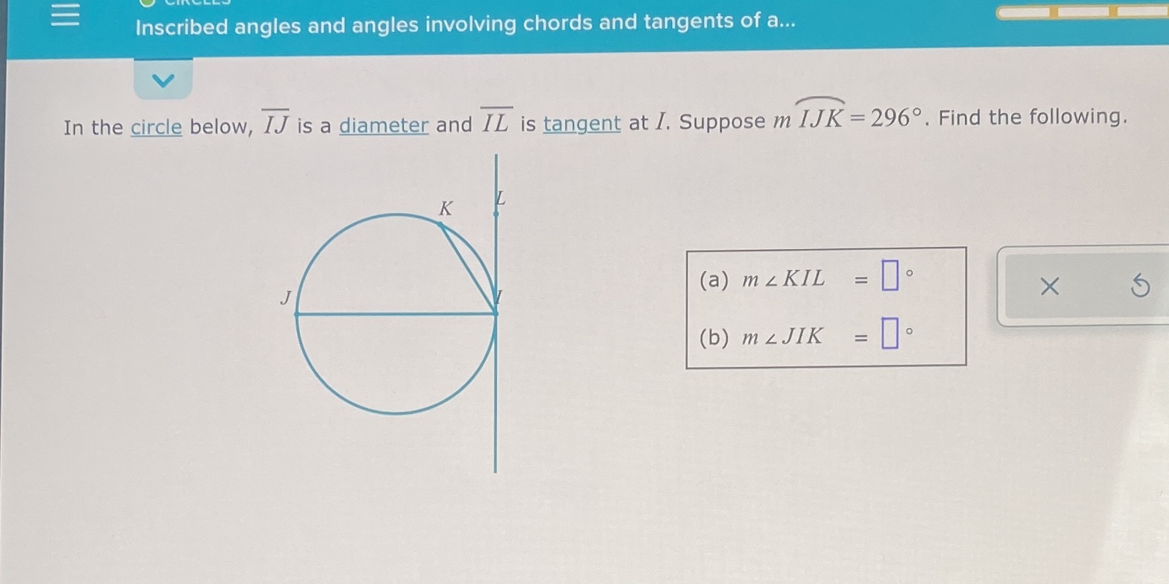 Inscribed angles and angles involving chords and