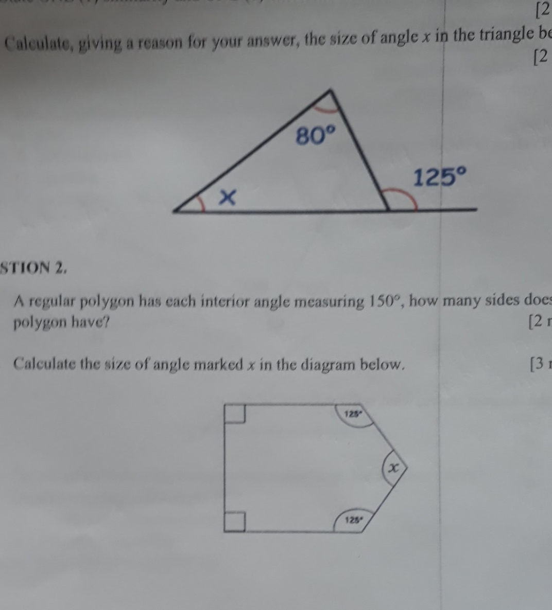 please solve [2 Calculate, giving a reason for