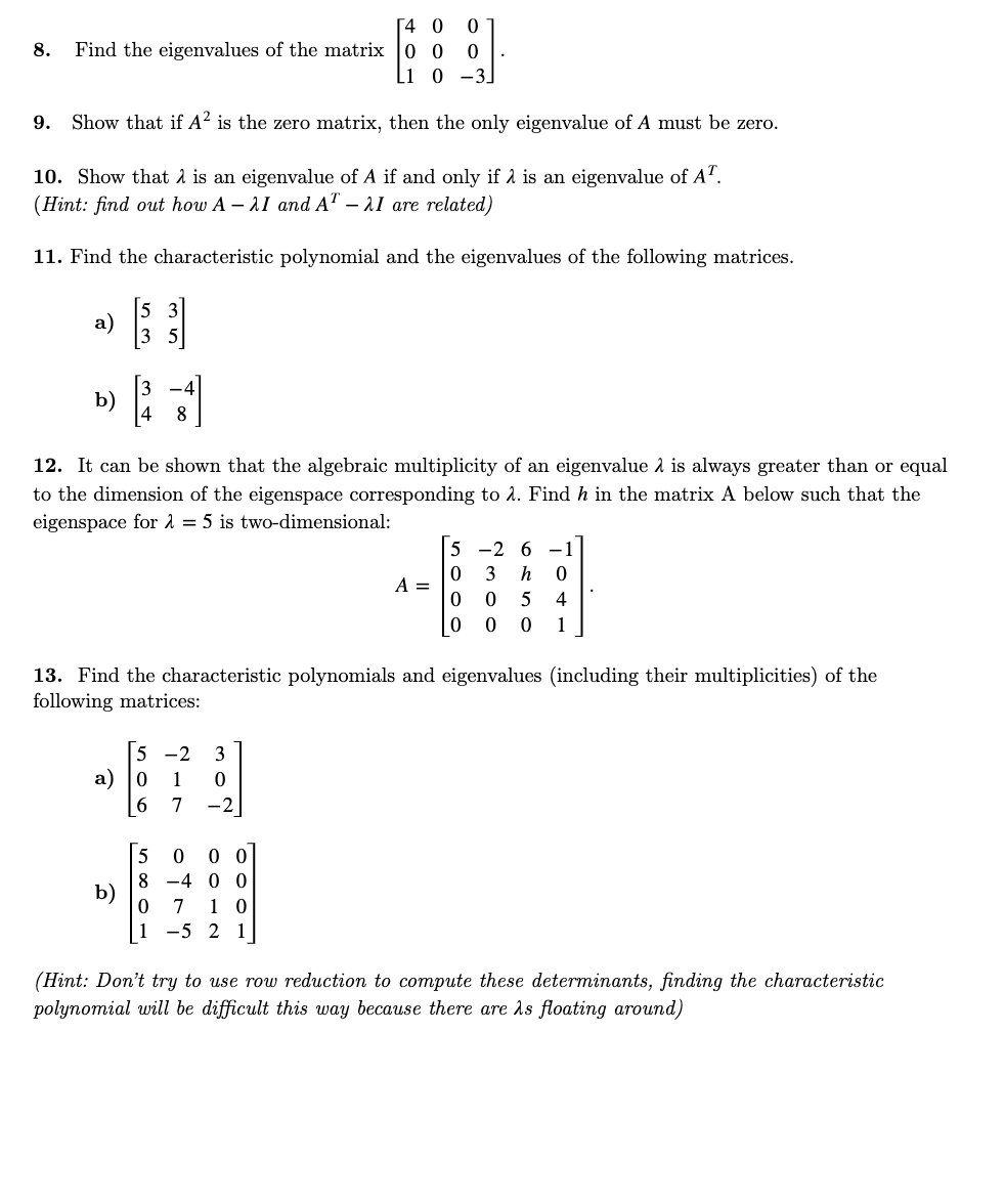 1. Let B = (b1, b2) and C = (c1, C2) be bases for