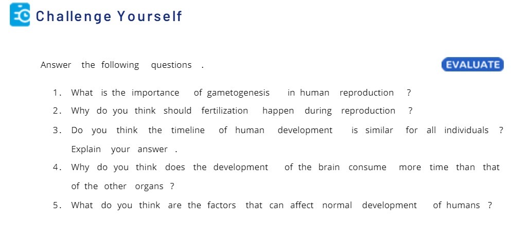 E Challenge Yourself Answer the following