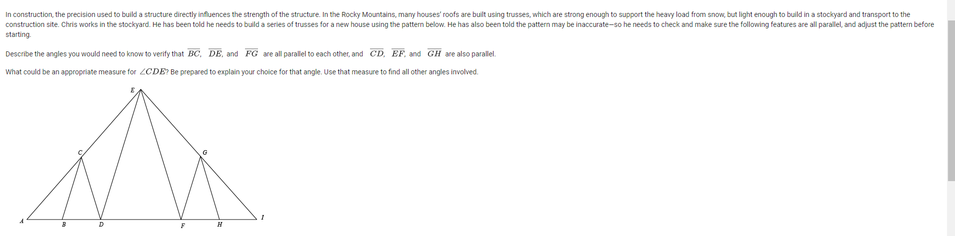 In construction, the precision used to build a