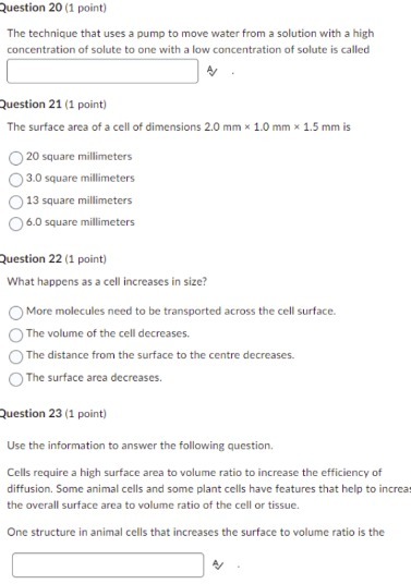 Question 20 (1 point) The technique that uses a