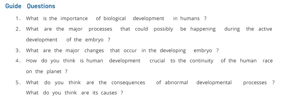 Guide Quastions 1. What is the importance of