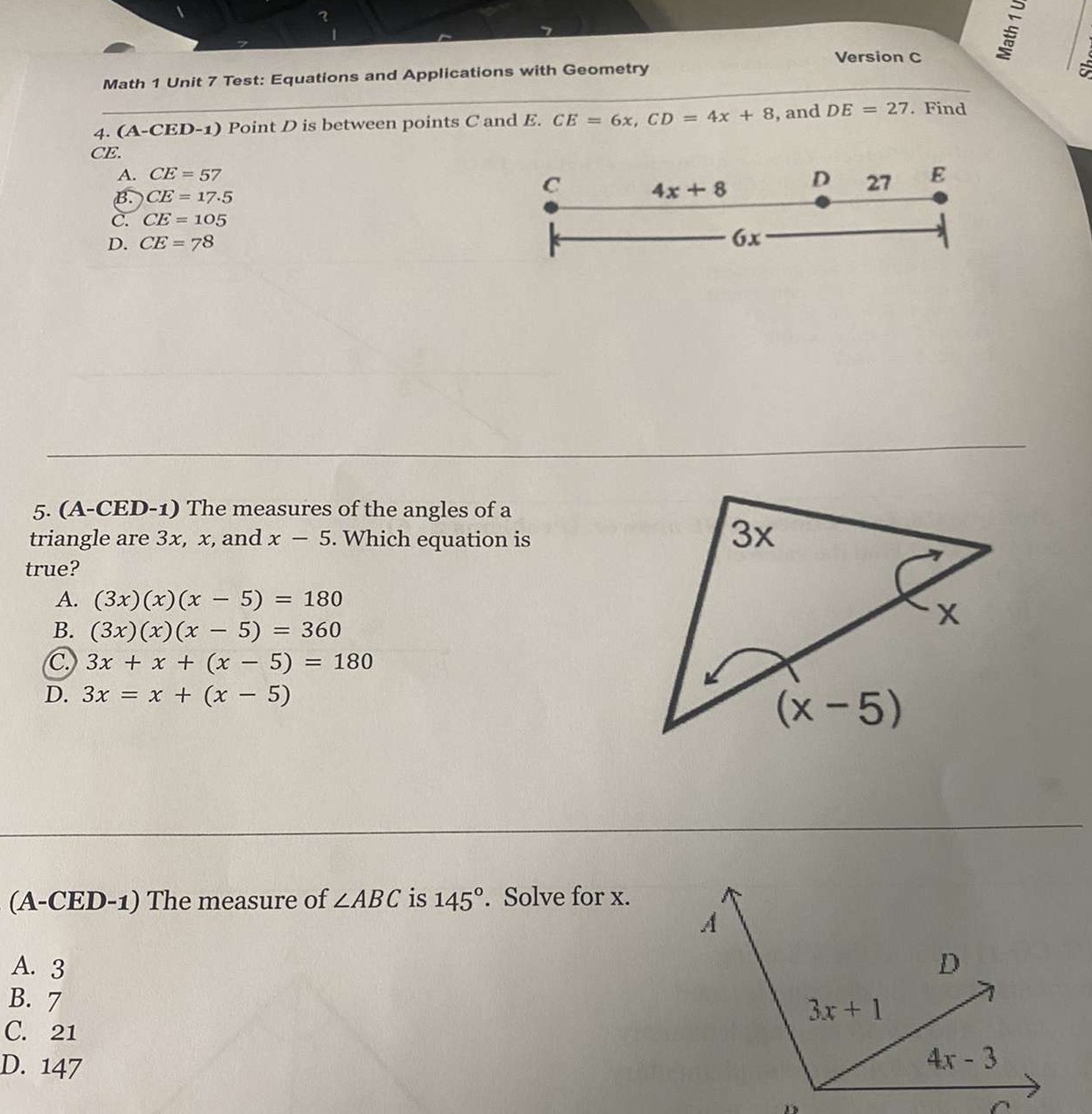 A math teacher help me with this Math 1 U Version