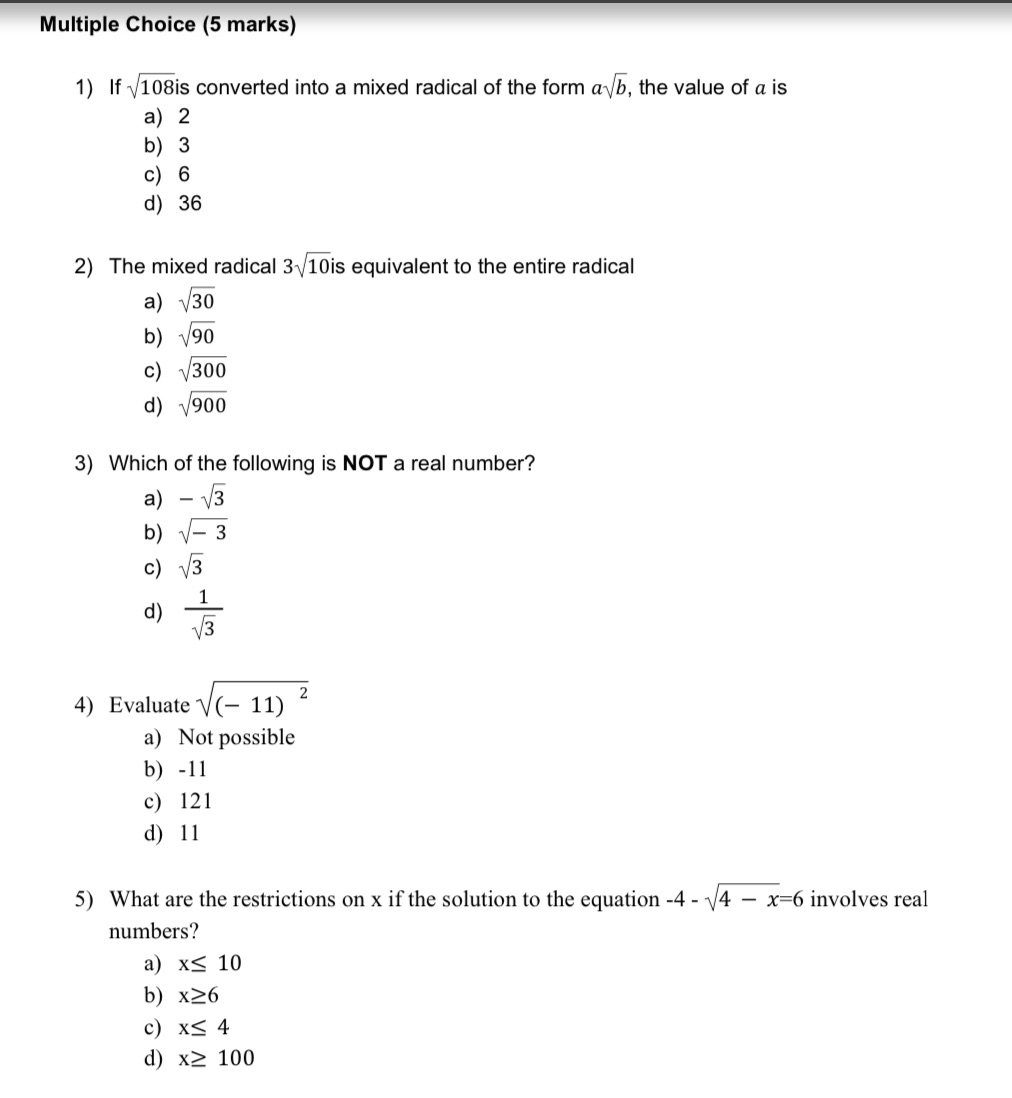 ultlple EHOICO :5 marls' 1} If Wis converted into