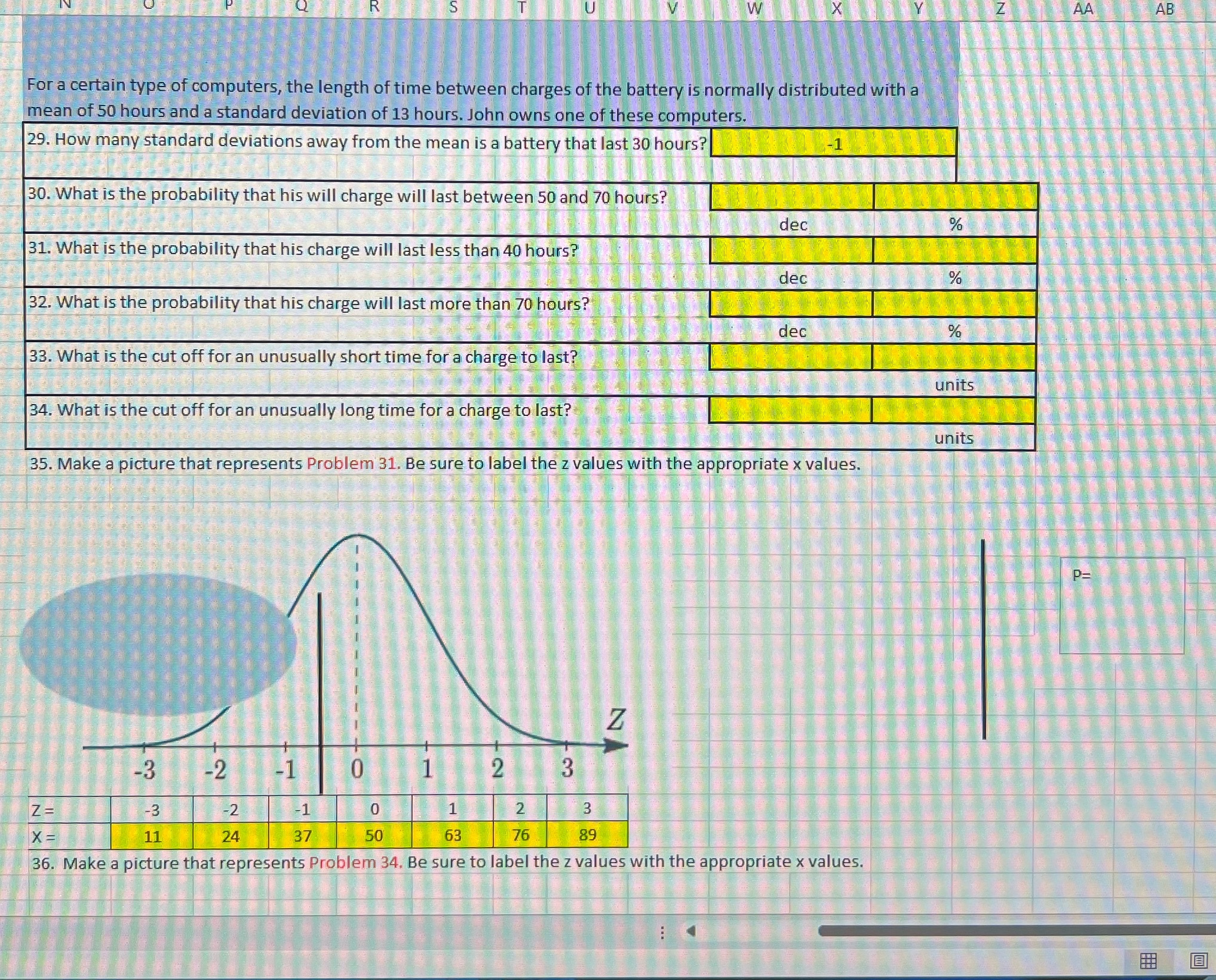 How do I correctly solve for questions 29 to 36,