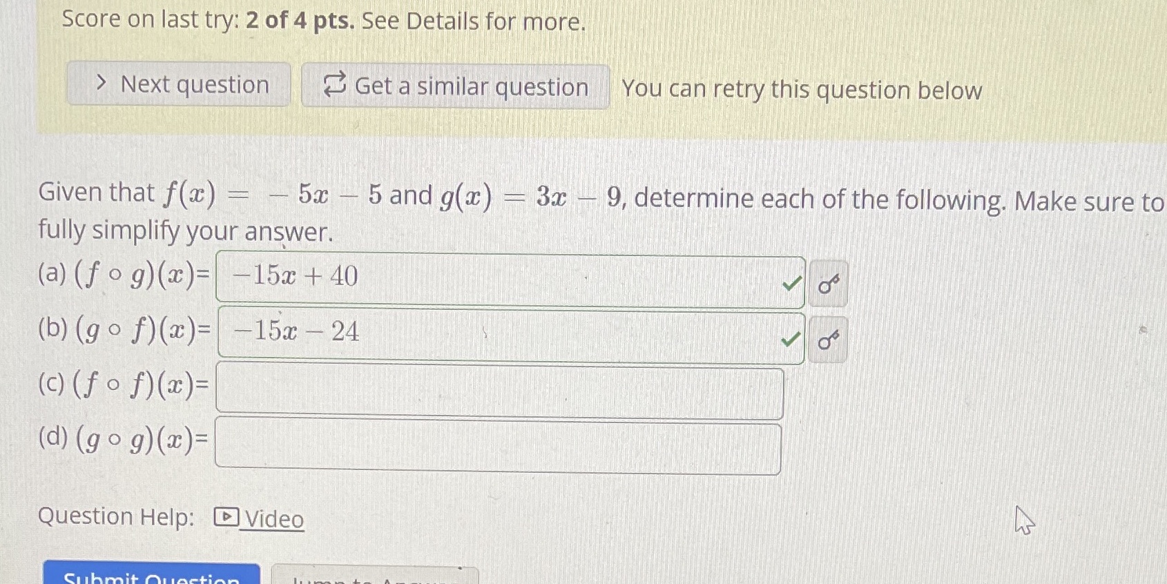 Can steps be shown for part C and D so I can get