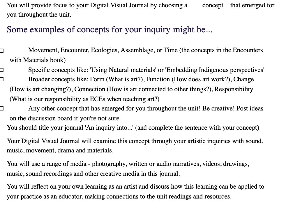 You will provide focus to your Digital Visual