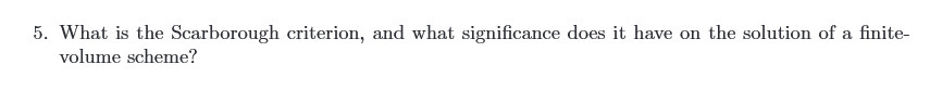 5. What is the Scarborough criterion, and what