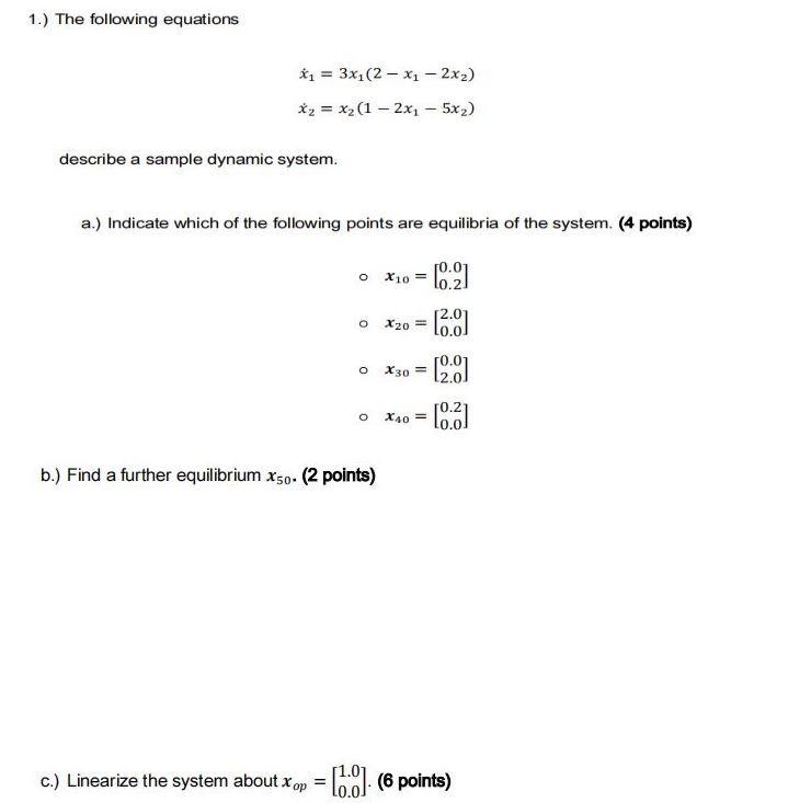 please anwer 1.) The following equations *1 = 3x,