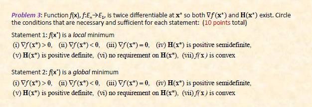 Problem 3: Function f(x), f:E.  style=