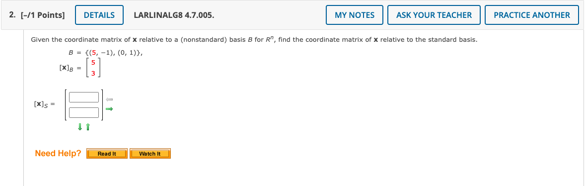 2. [41 Points] DETAILS LARLINALGS 4.7.005. MY