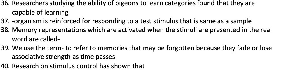 36. 37. 38. 39. 40. Researchers studying the