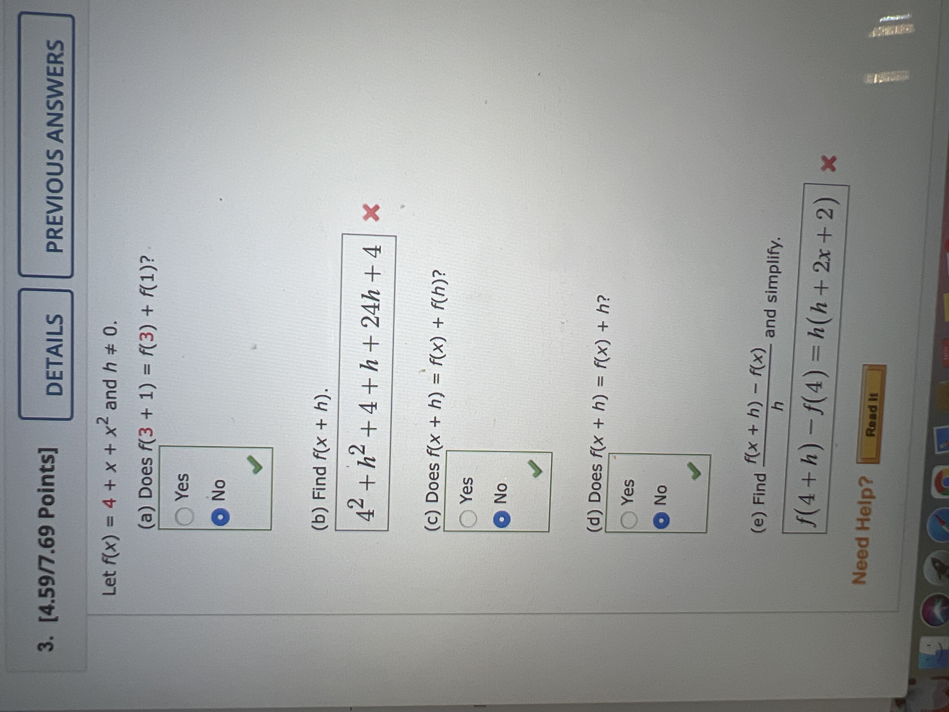 3. [4.59/7.69 Points] DETAILS PREVIOUS ANSWERS