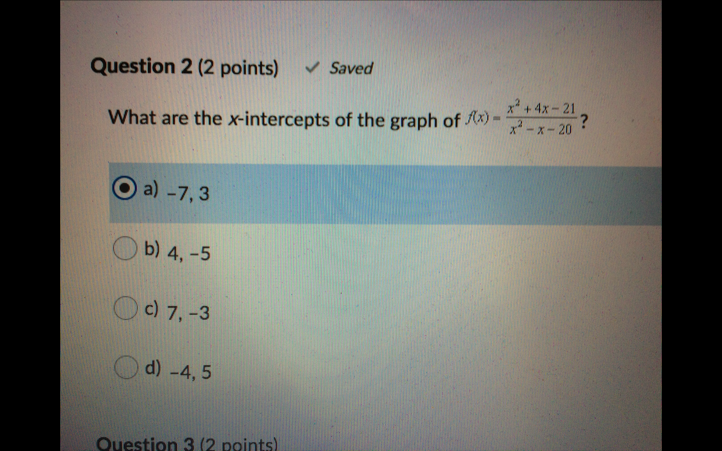 Solve the mcq questions below Question 8 (2