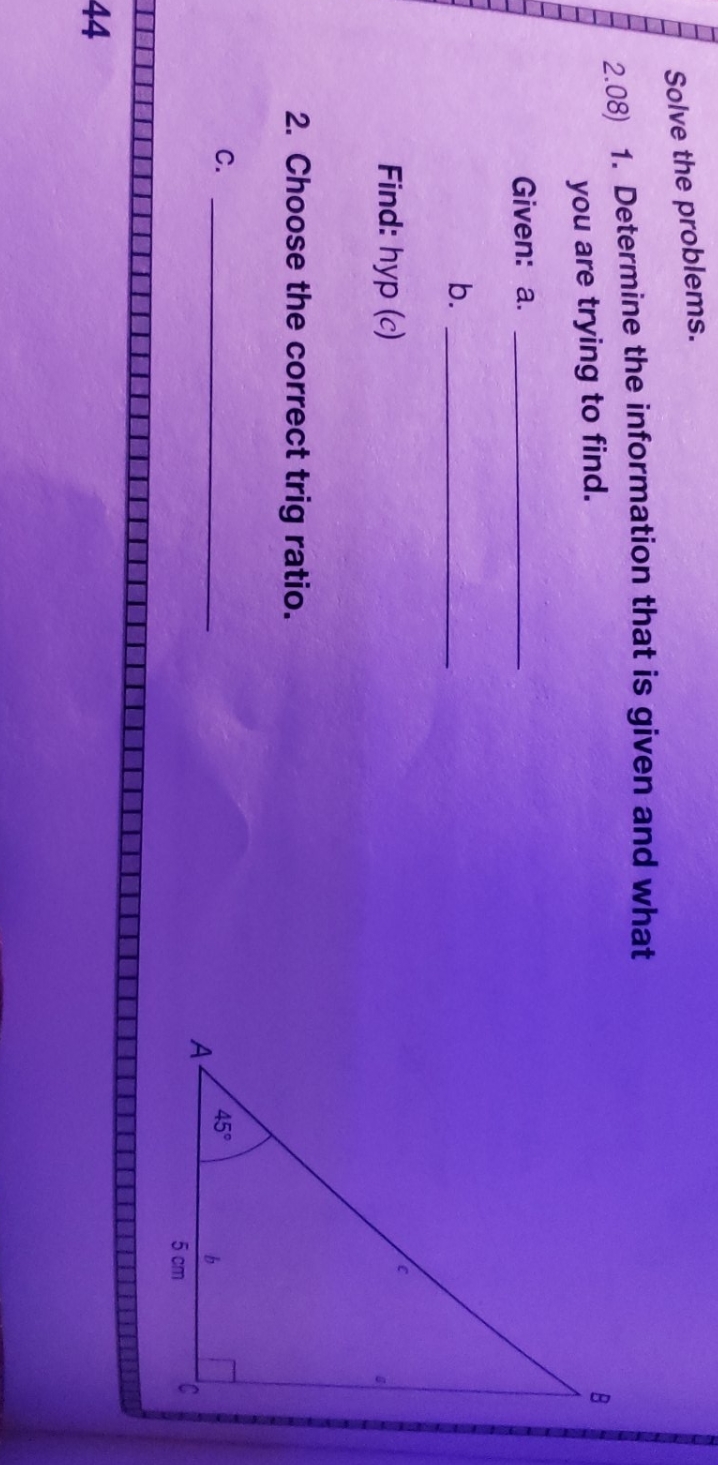 i cant figure these questions out Solve the