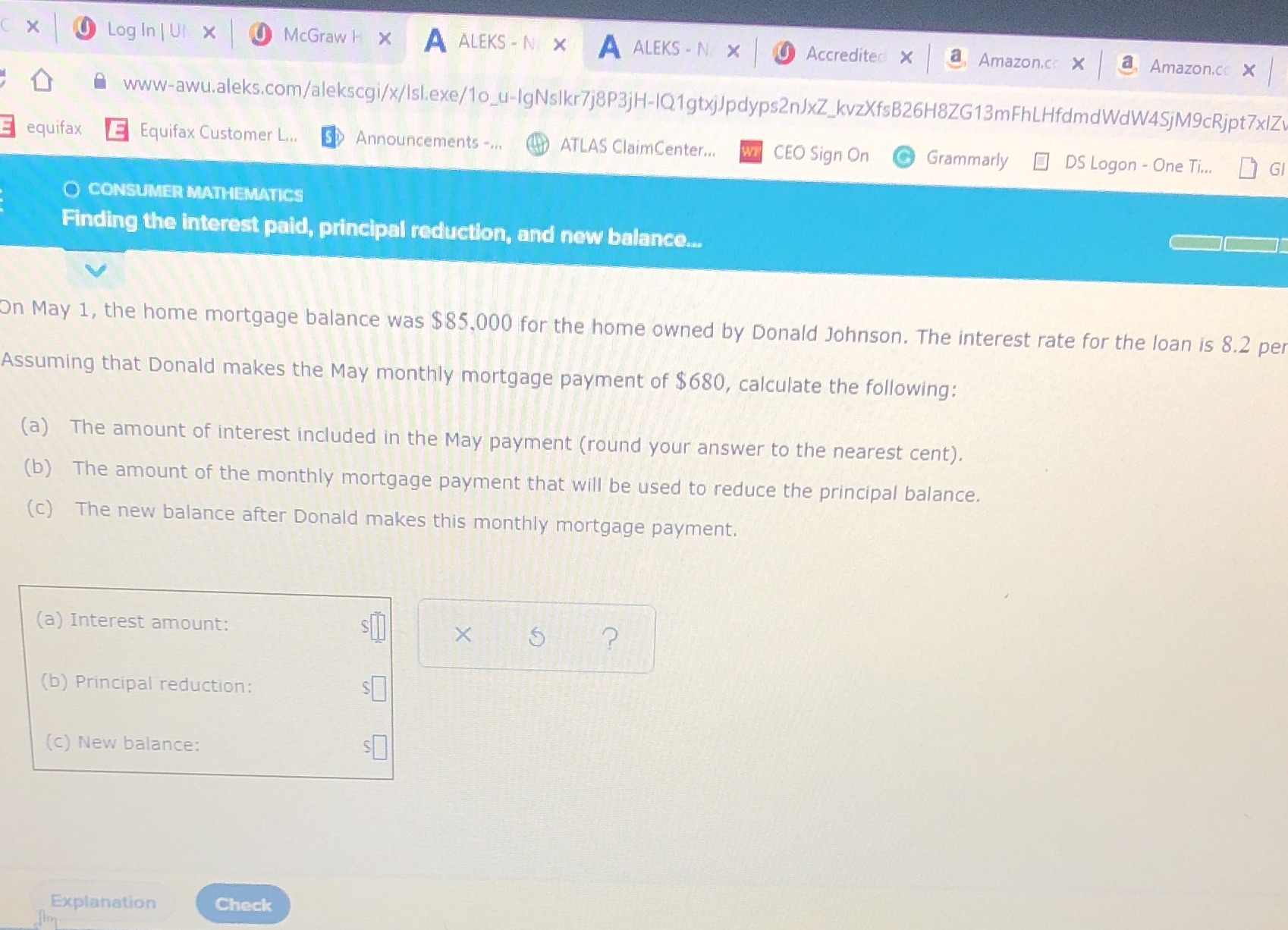 X Log In | UI x McGraw H X A ALEKS - N X A ALEKS