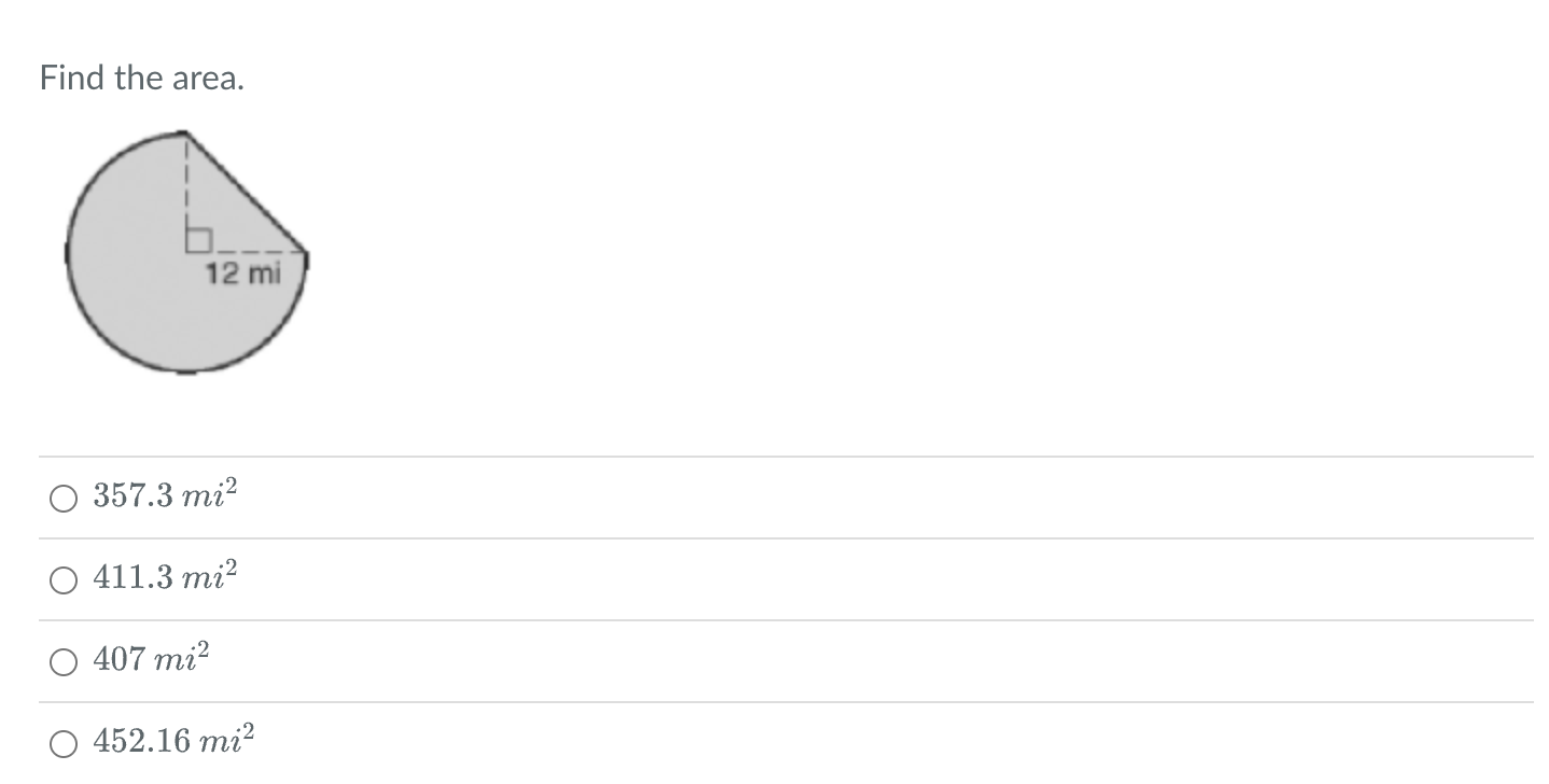 HMW....................... \f\f\f\fFind the area.