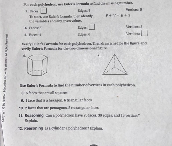 Can get help whit all this For each polyhedron,