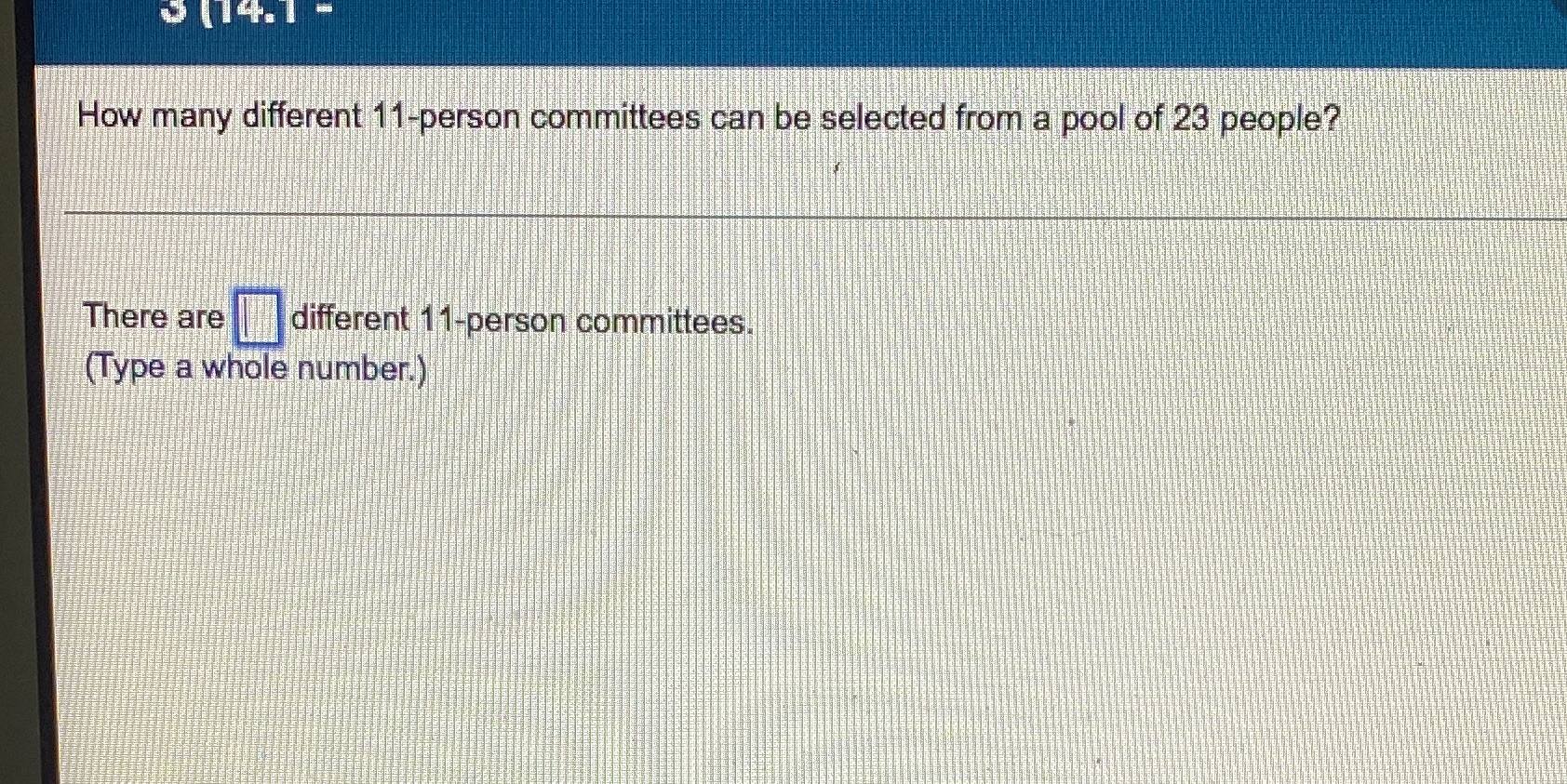 How many different 11-person committees can be
