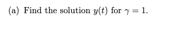 2. Consider the forced, undamped system described