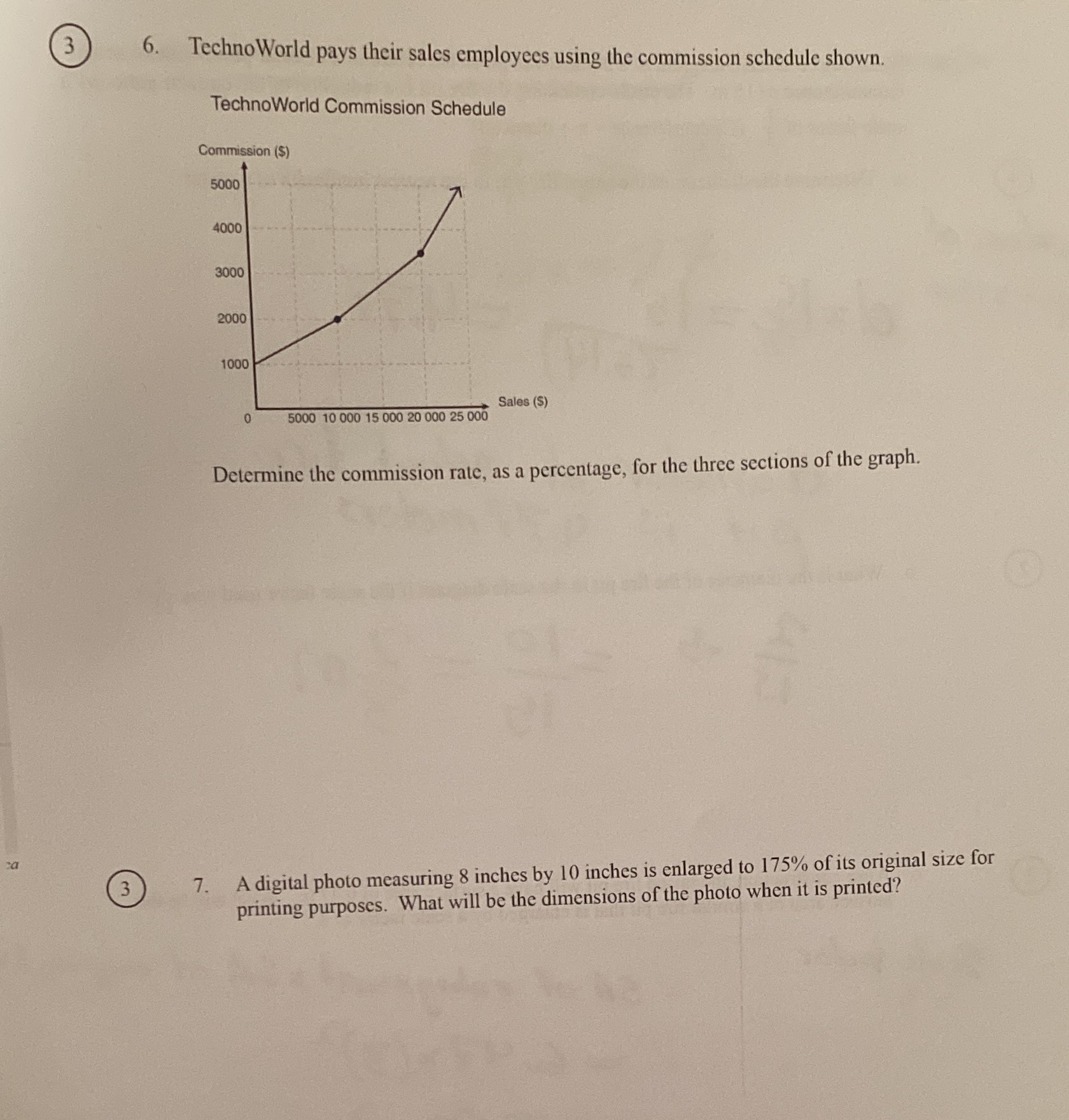 3 6. Techno World pays their sales employees