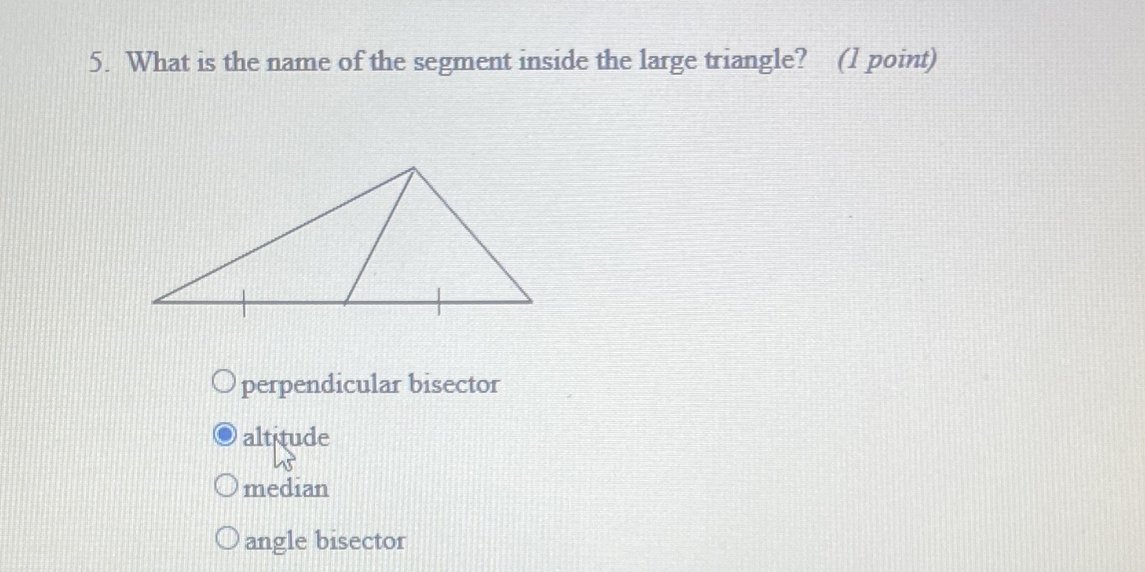 5. What is the name of the segment inside the