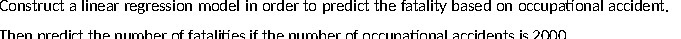 Construct a linear regression model in order to