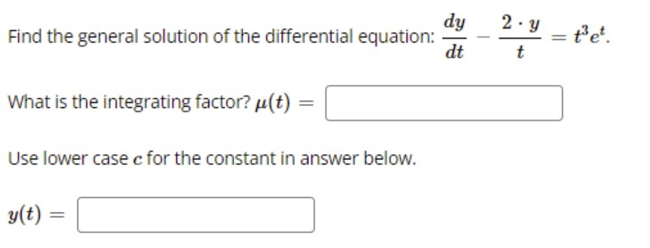 d 2 . Find the general solution of the