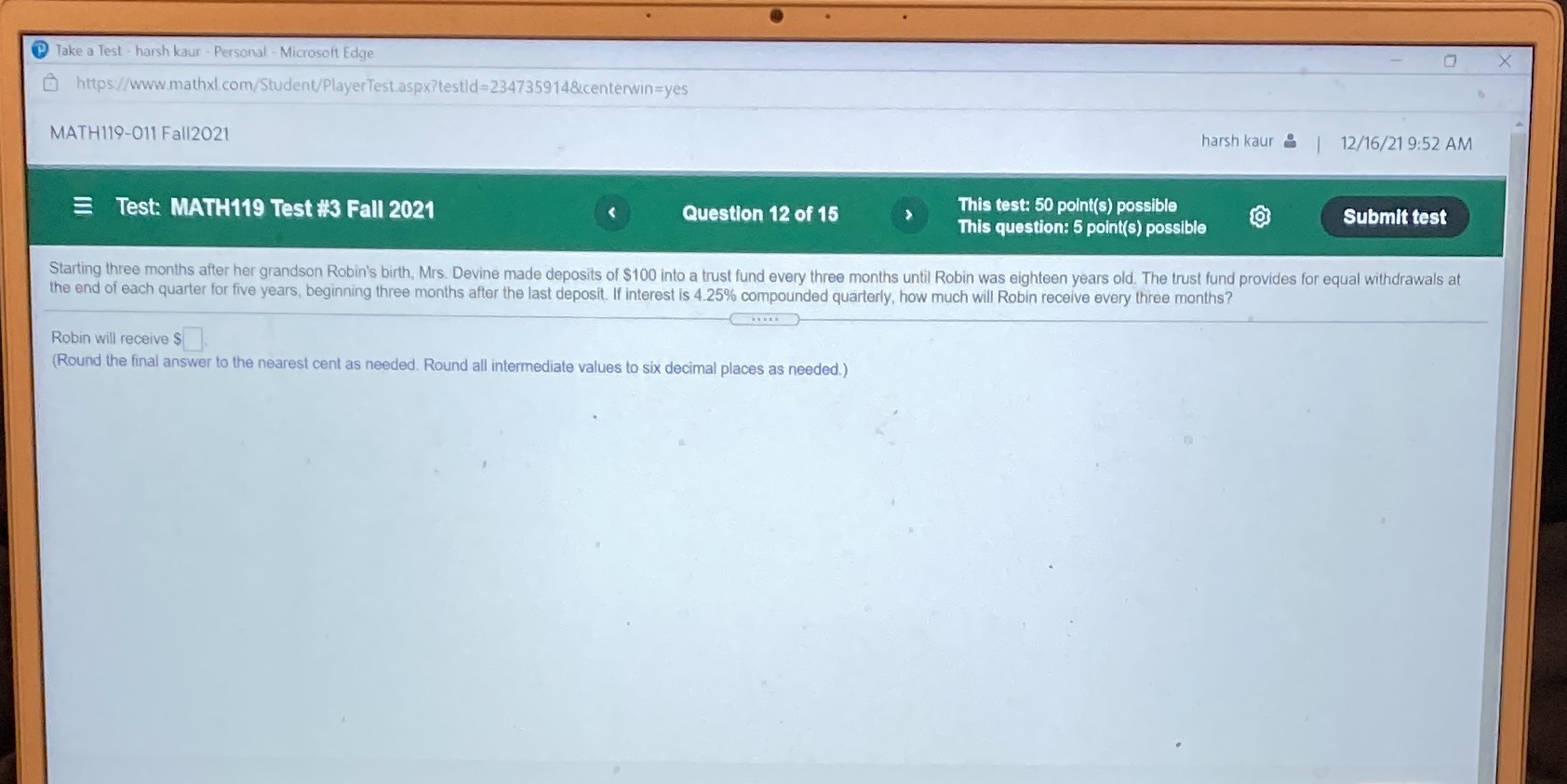 Take a Test - harsh kaur - Personal - Microsoft
