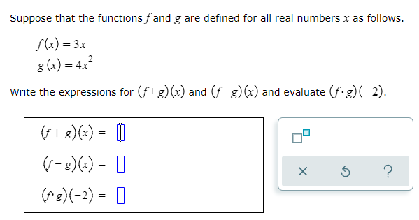 question 1 Complete the following. (a) The graph
