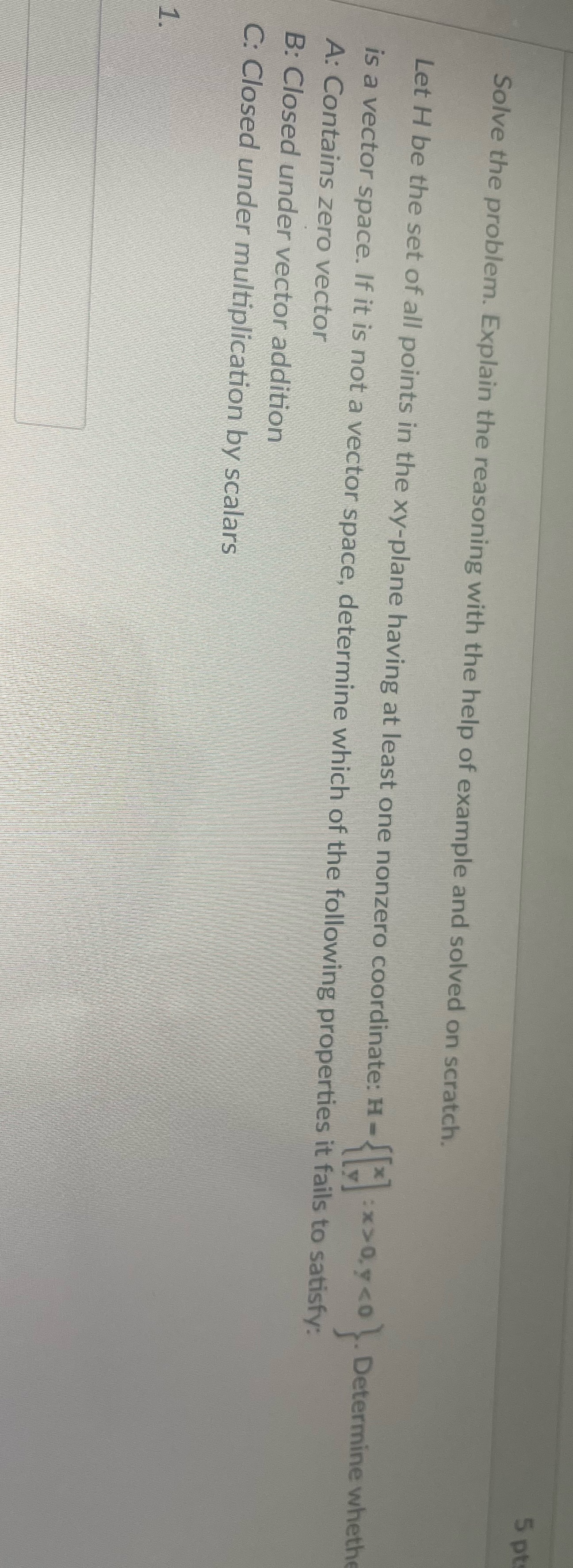 Need good explanation please Solve the problem.