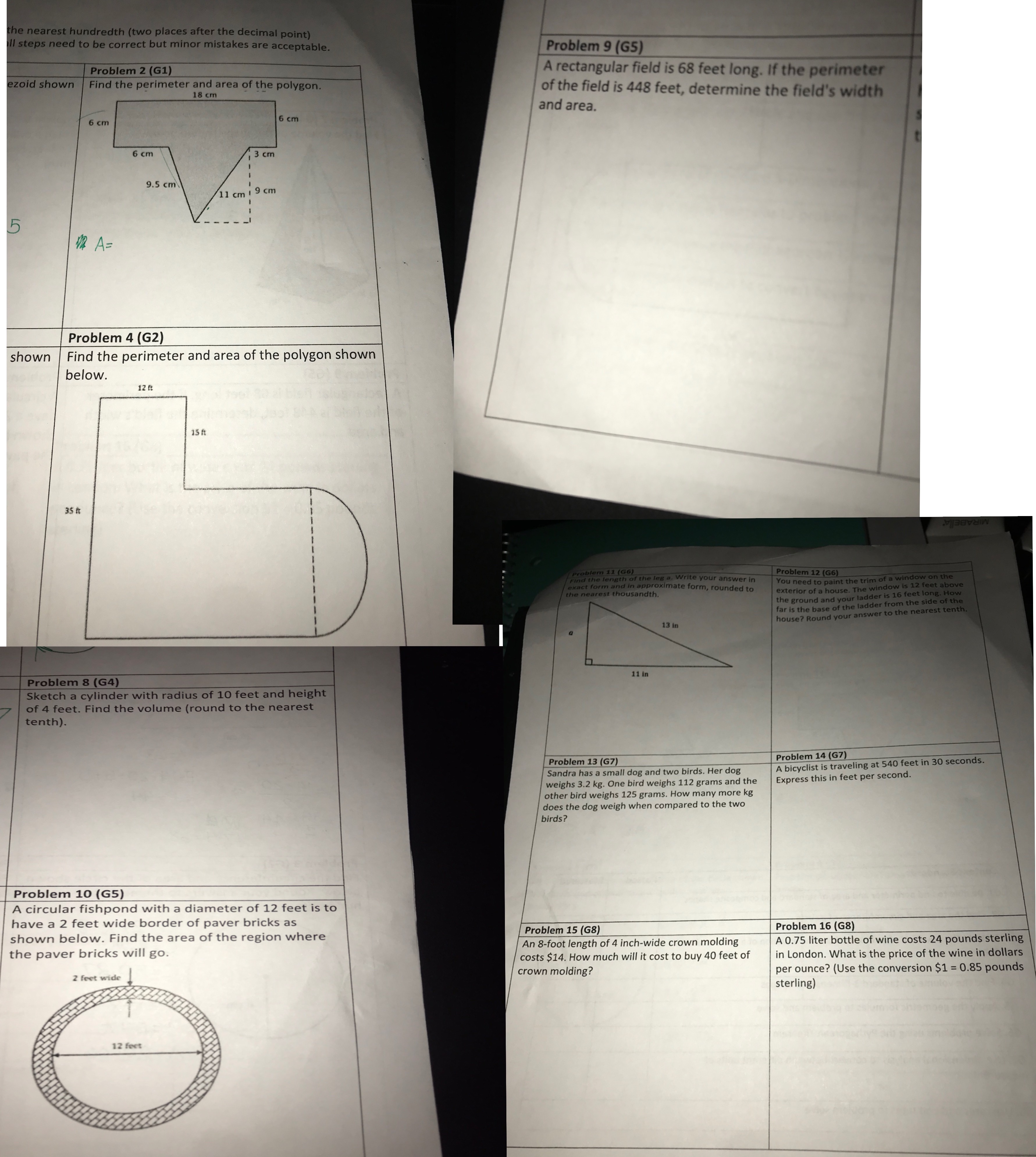 Help he nearest hundredth (two places after the