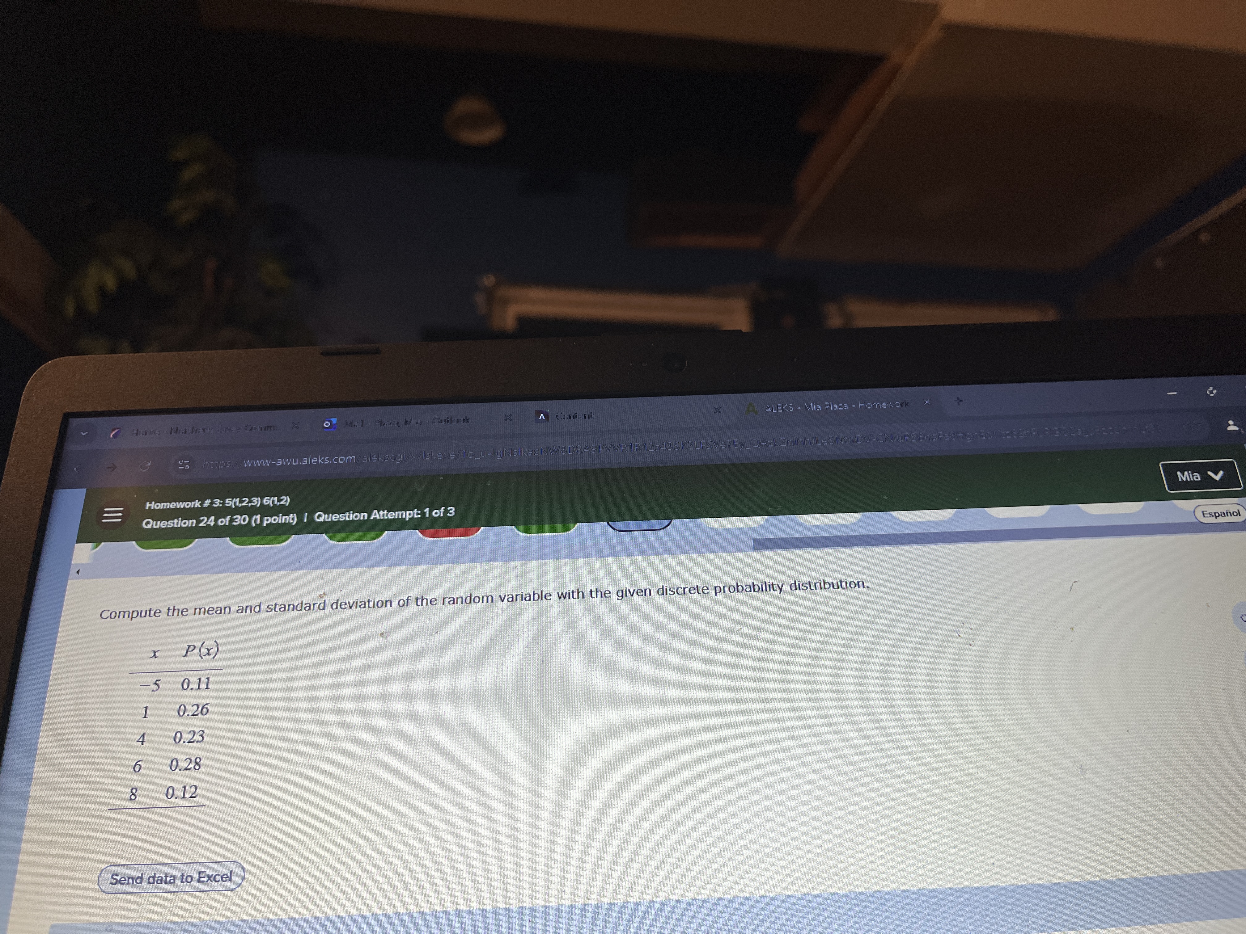 Homework # 3: 5(1,2,3) 6(1,2) Py g bl Question
