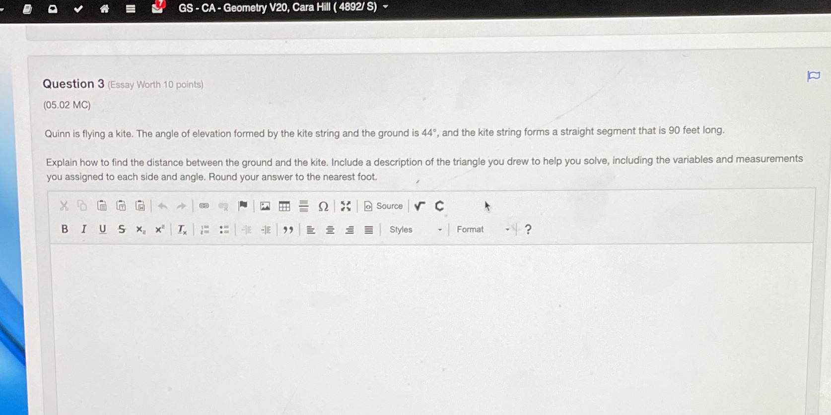 GS - CA - Geometry V20, Cara Hill ( 4892/ S)