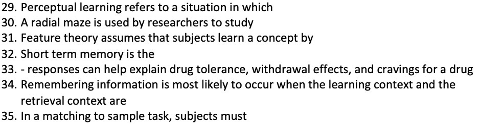 29. 30. 31. 32. 33. 34. 35. Perceptual learning