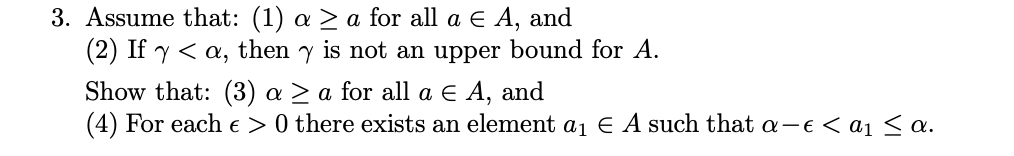need help with this problem 3. Assume that: (1) a