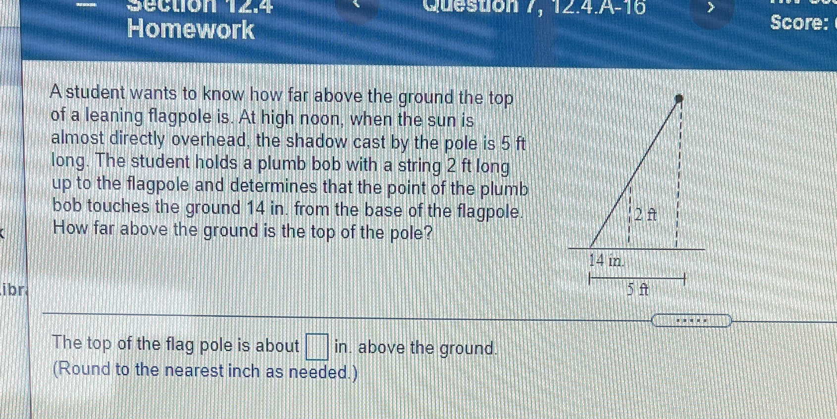 QUCSUOn 1, 12.4.A-10 Score: Homework A student