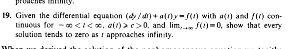 proaches infinity. 19. Given the differential