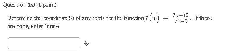 Question 10 (1 point) 3312 235 Determine the