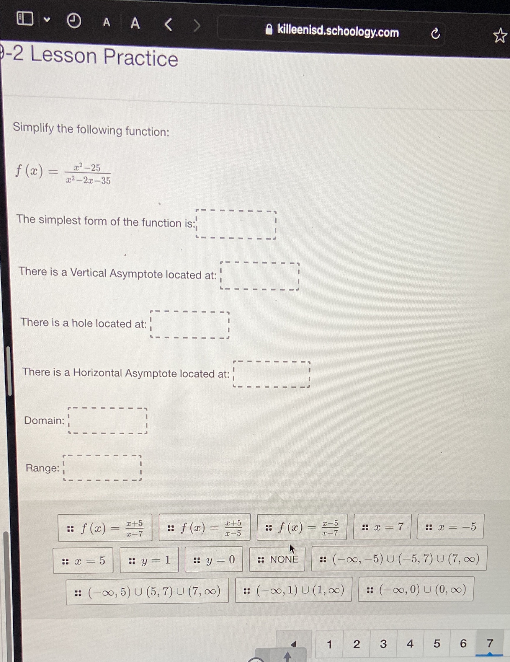 A A < killeenisd.schoology.com C -2 Lesson