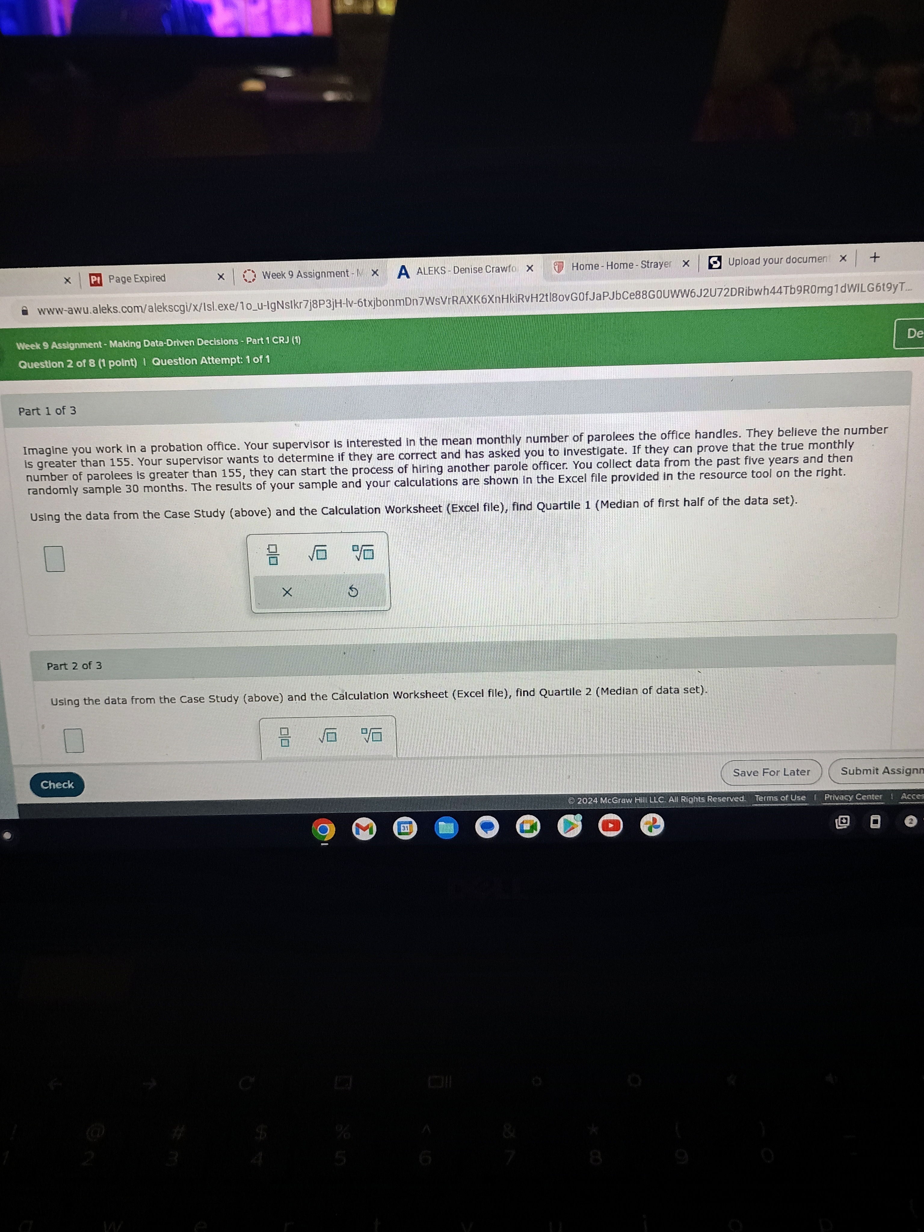 x PI Page Expired x | Week 9 Assignment -N x A