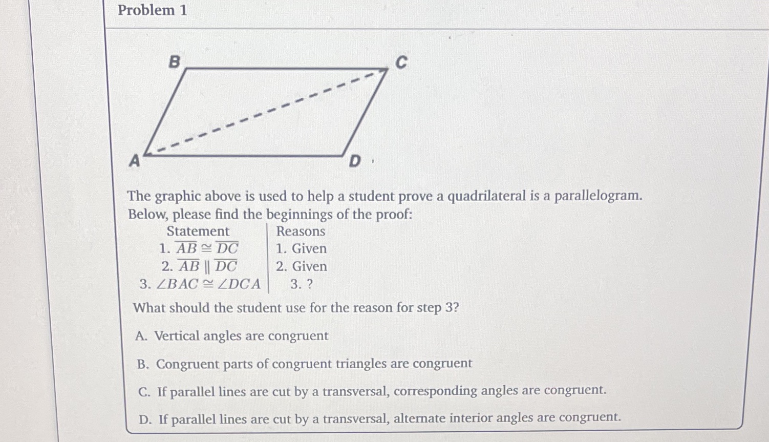 Can you explain how you got the answer? Problem 1