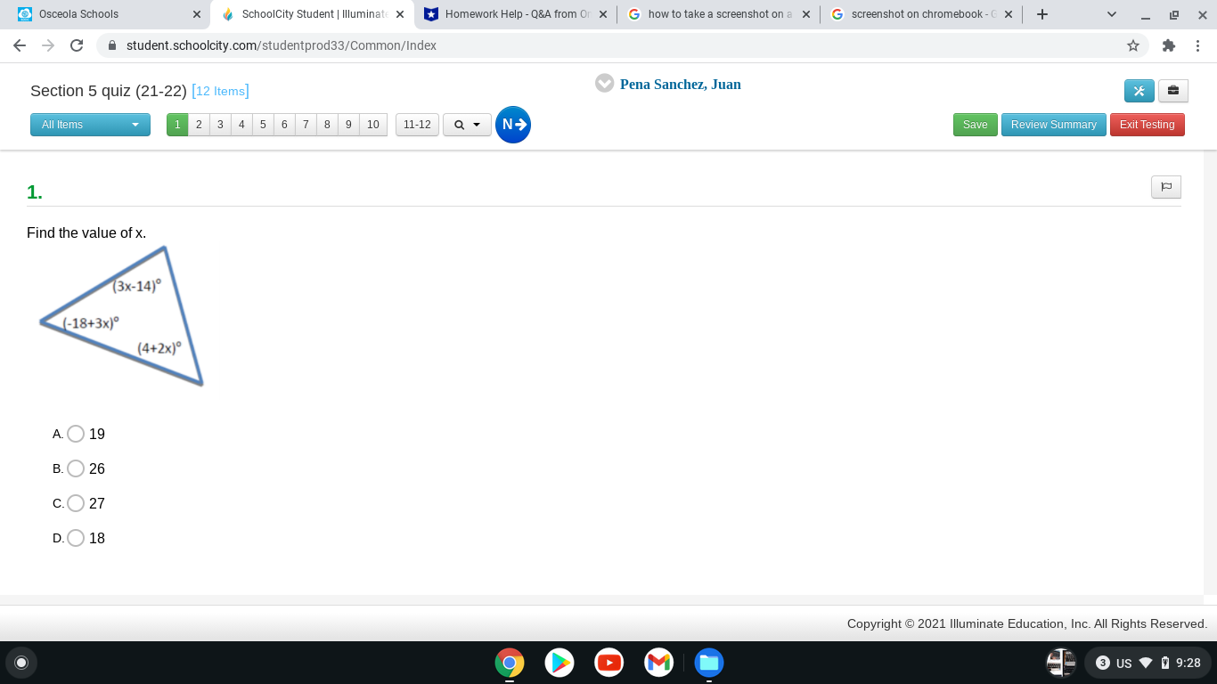 Osceola Schools X & SchoolCity Student |