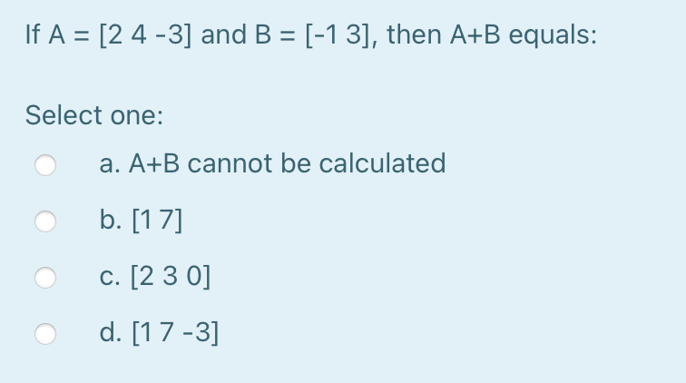 Multiple choice answer which one from option