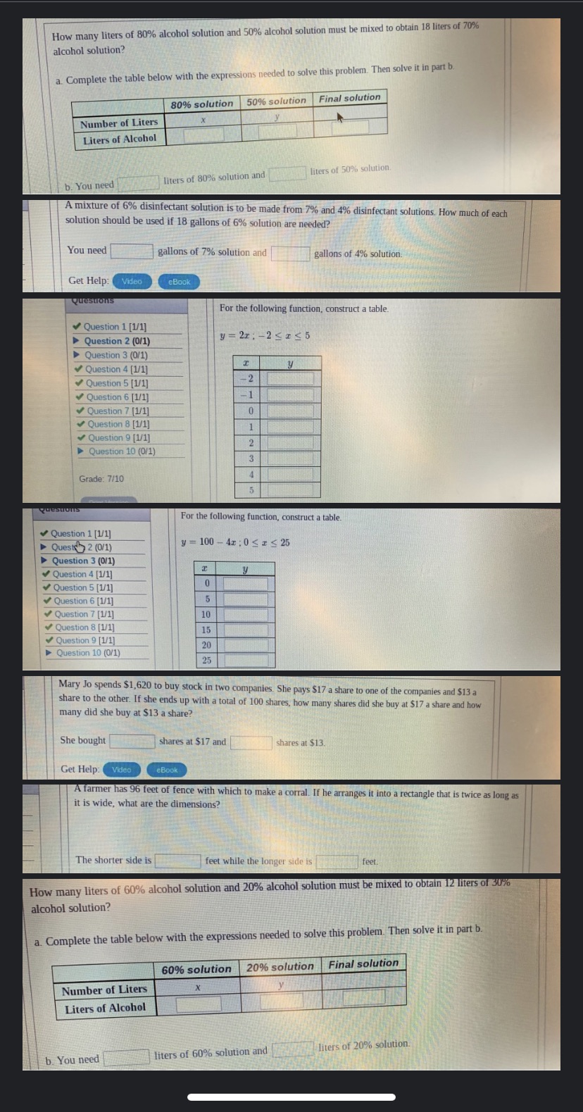 Hi there's I'm stuck on these questions can I get