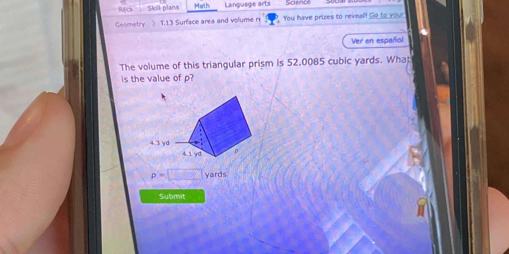 Recs Skill plans Math Language arts Science